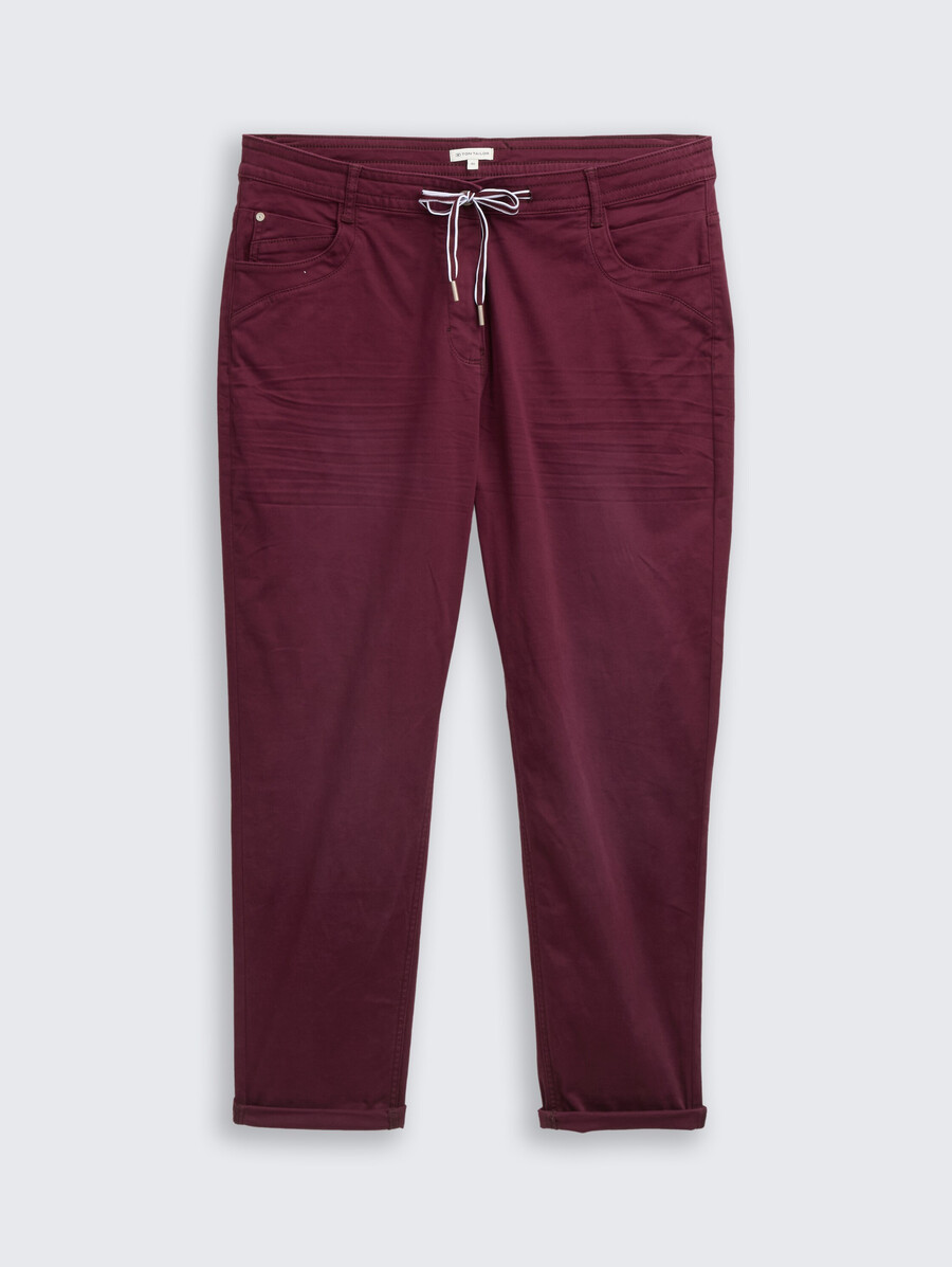 plus size – schmal geschnittene cropped-hose