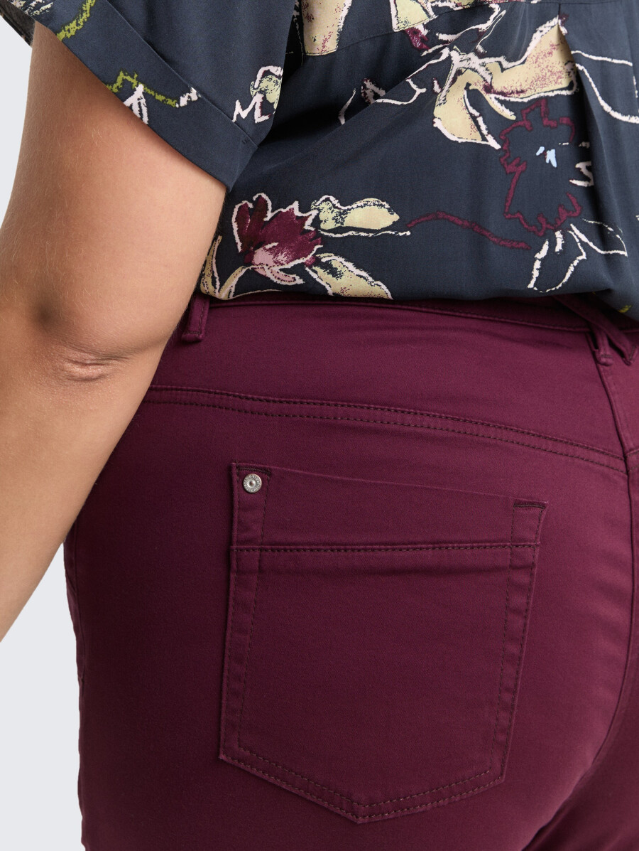 plus size – schmal geschnittene cropped-hose