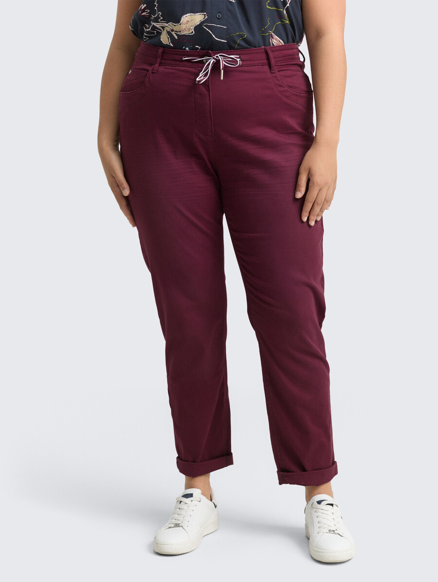 plus size – schmal geschnittene cropped-hose