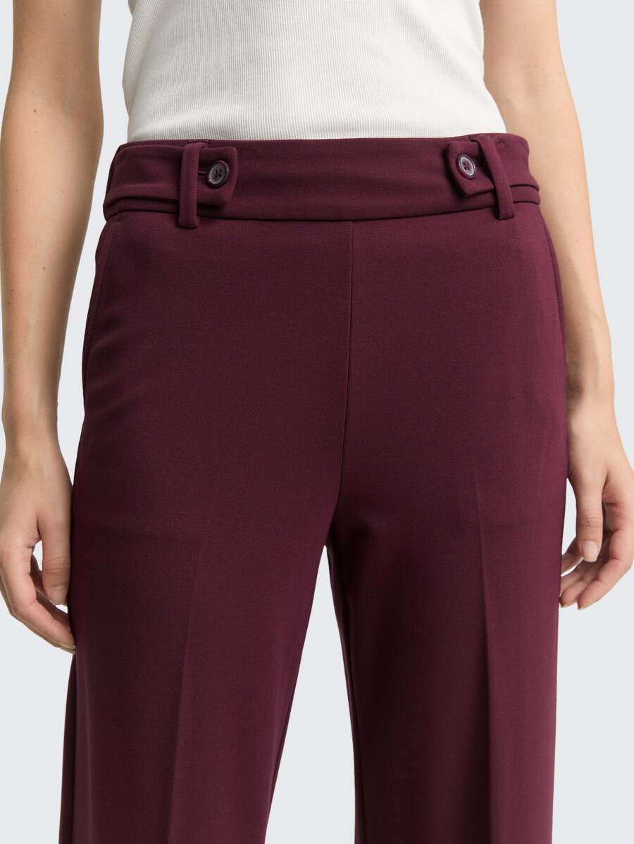 cropped ttmia straight pants
