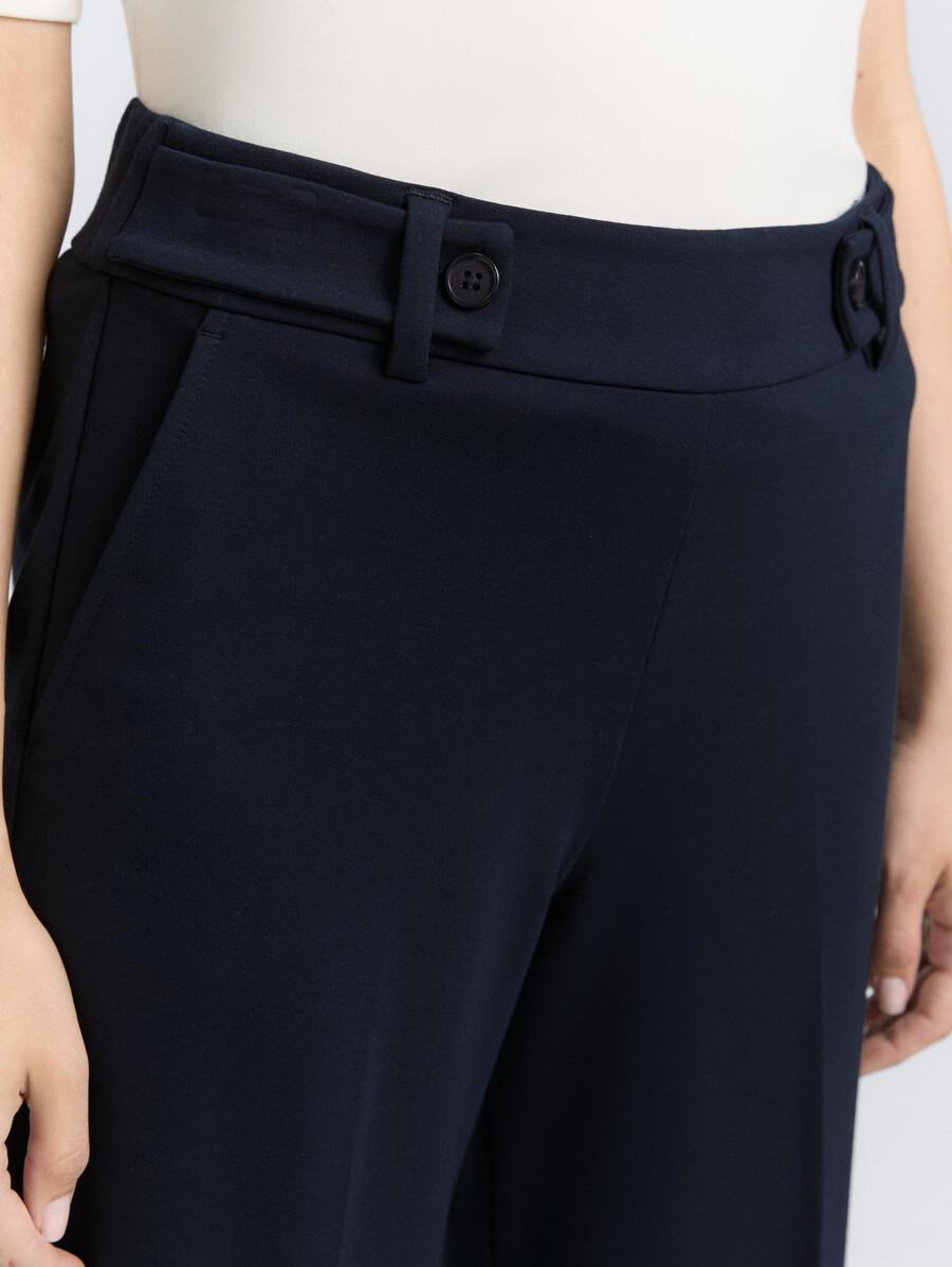 cropped ttmia straight pants