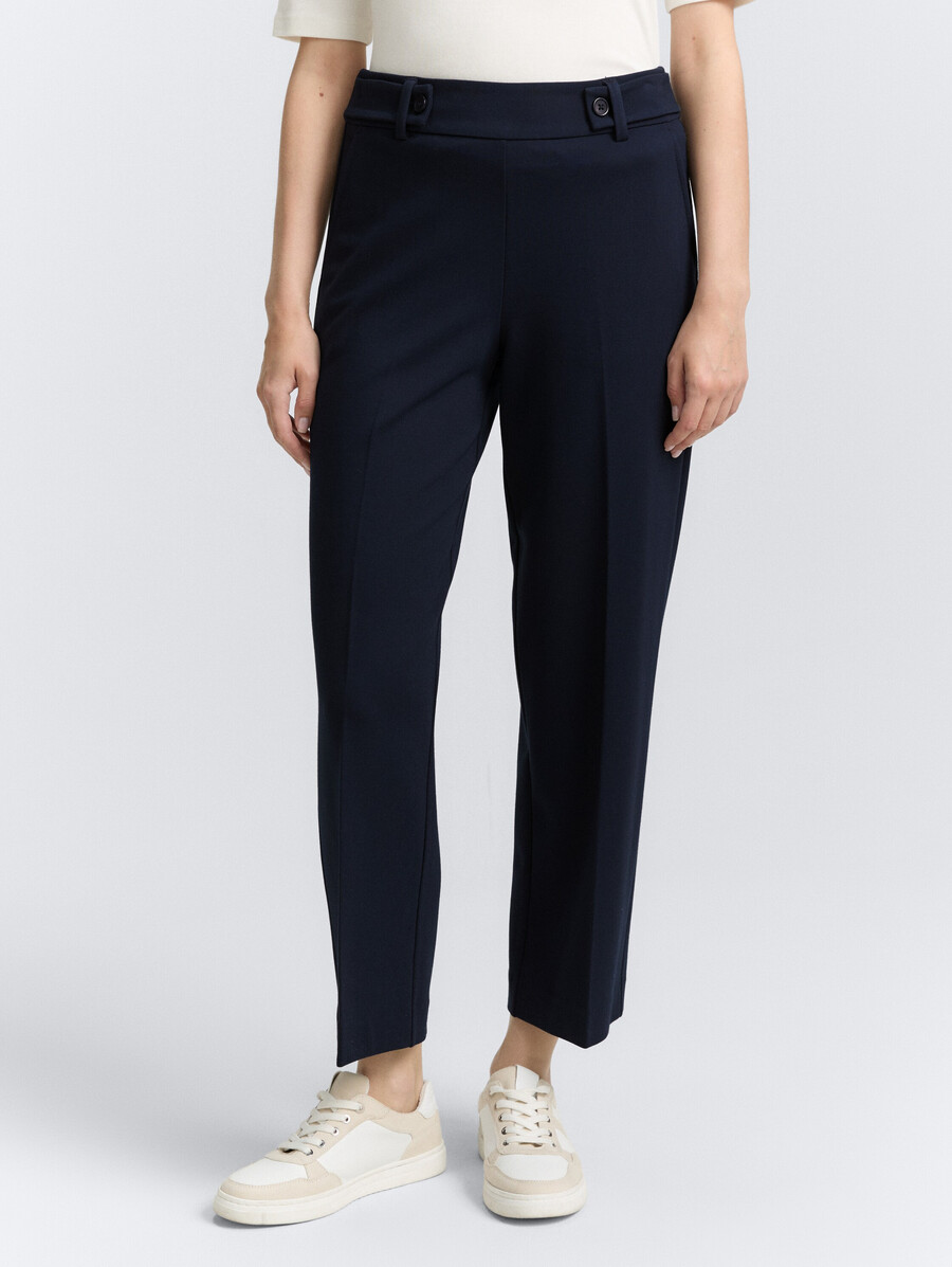 cropped ttmia straight pants