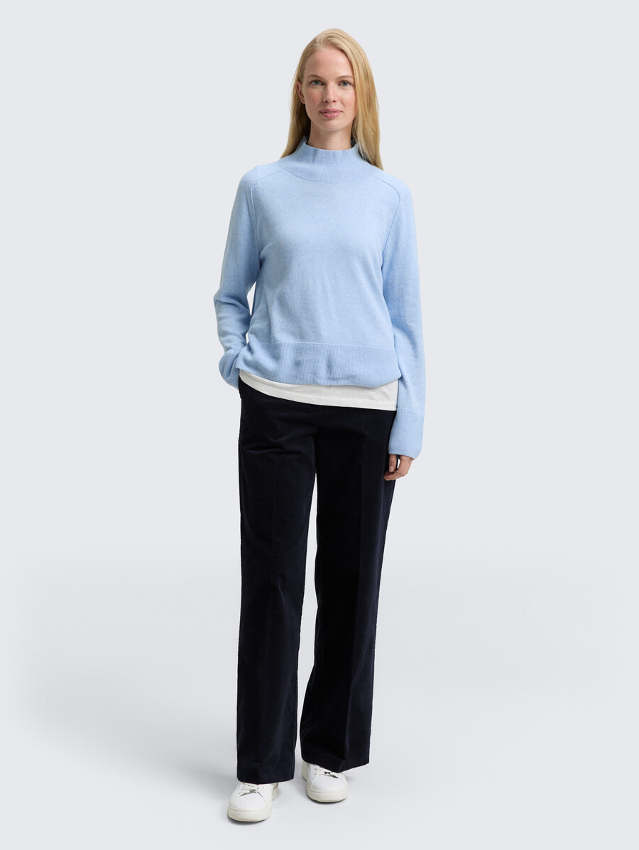 ttlea cordhose mit weitem bein