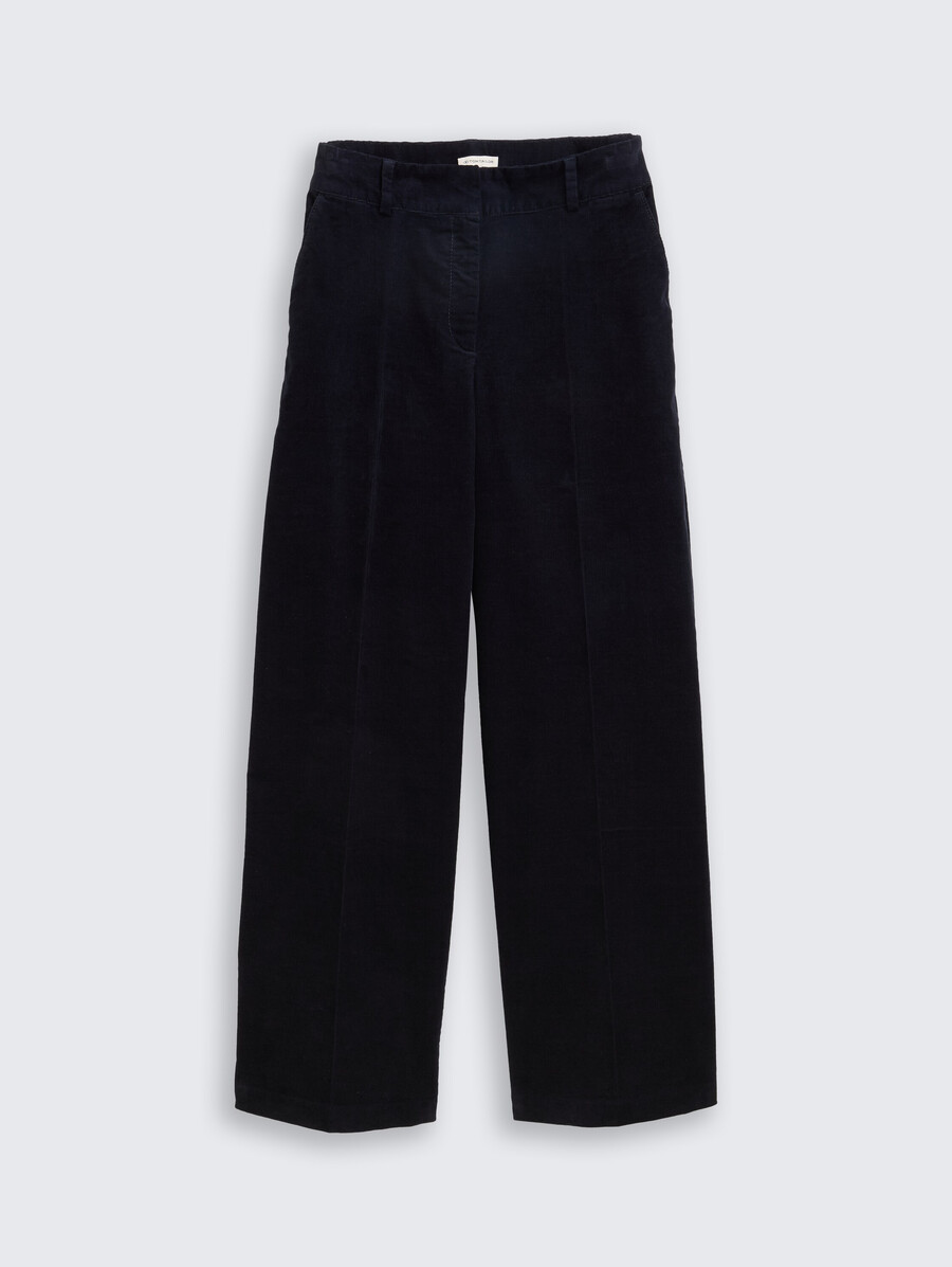 ttlea cordhose mit weitem bein