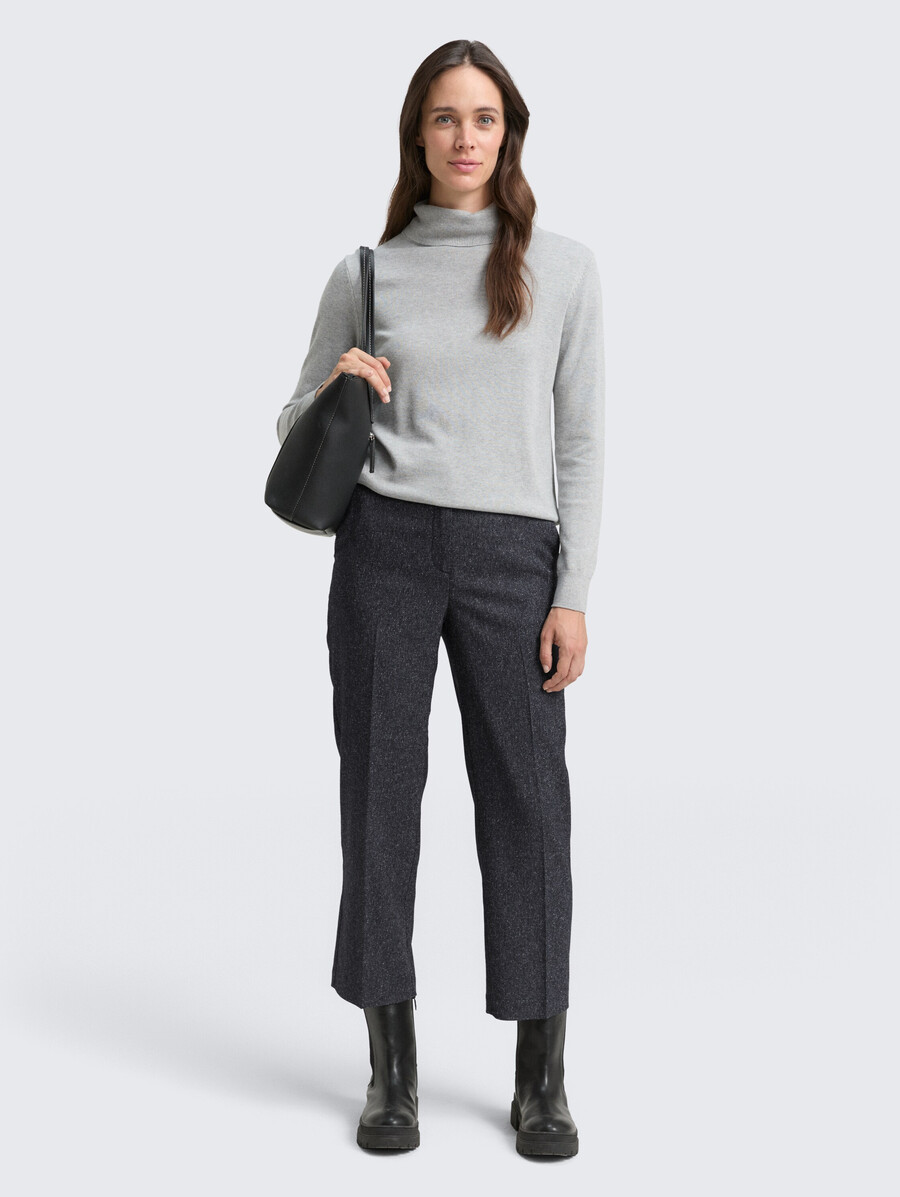 ttmia straight hose im melange-look
