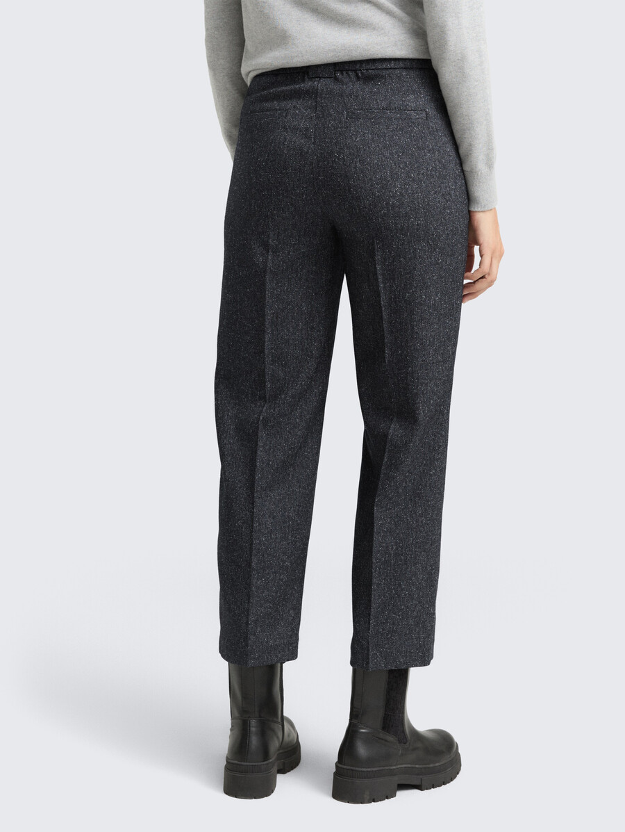 ttmia straight hose im melange-look