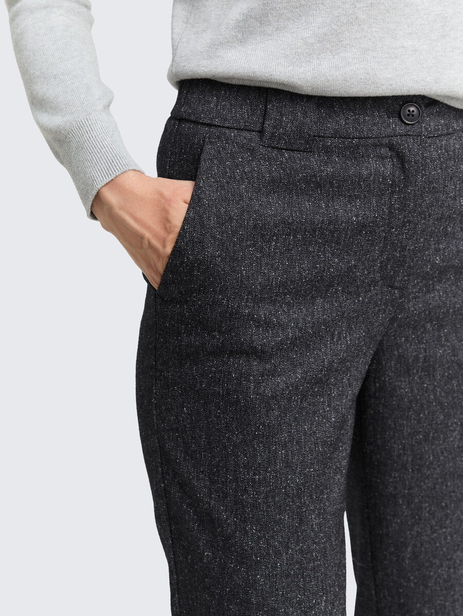 ttmia straight hose im melange-look