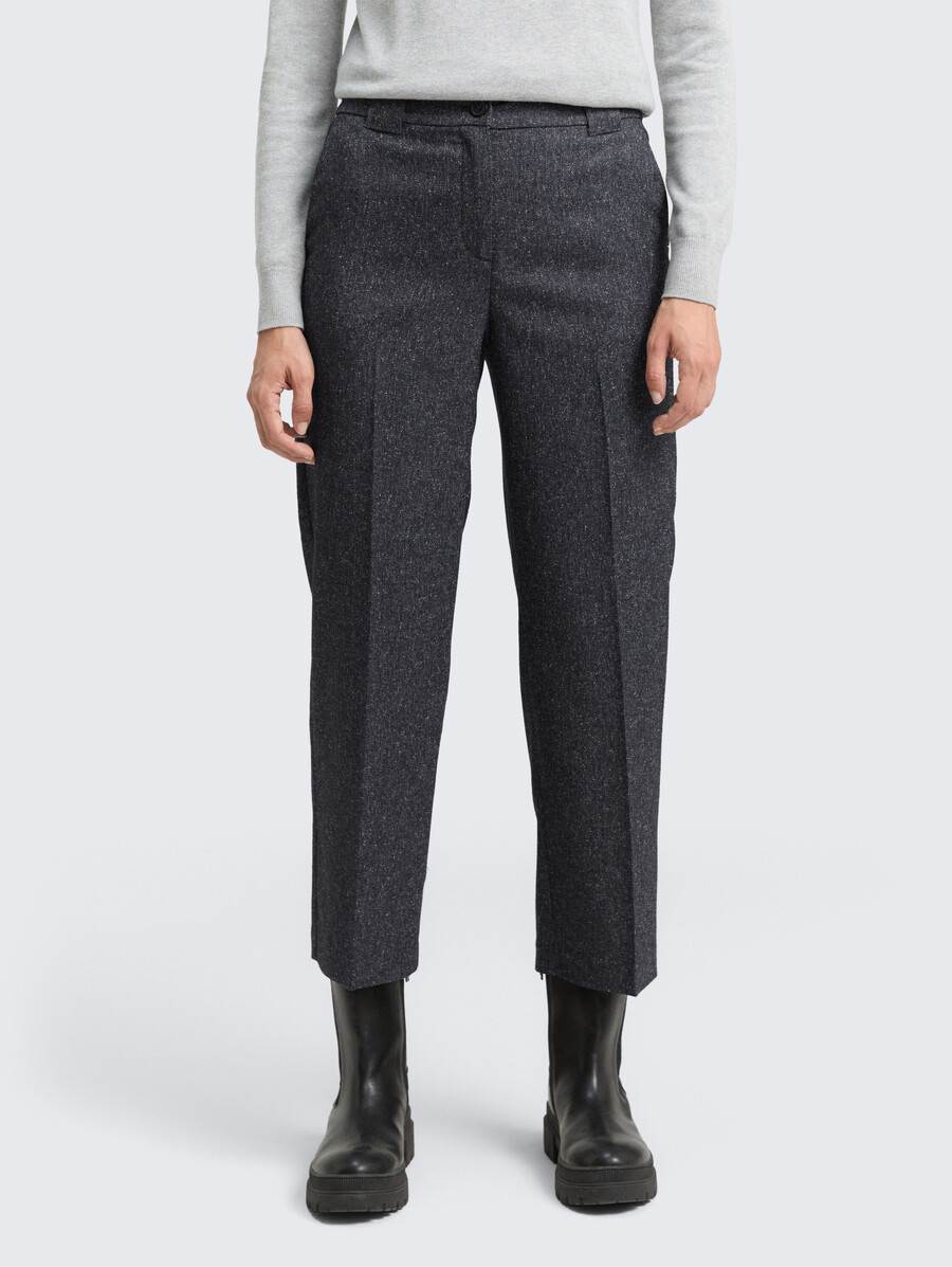 ttmia straight hose im melange-look