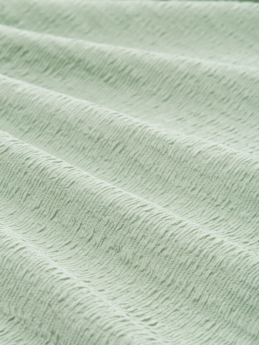 midikleid mit stehkragen
