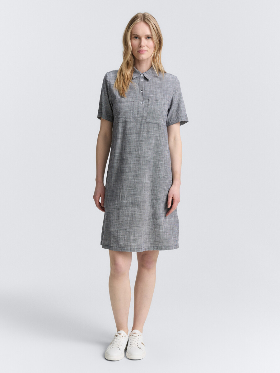 blusenkleid mit brusttaschen