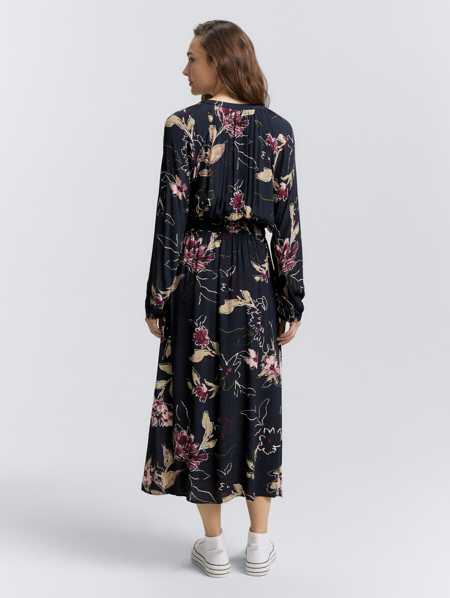 maxikleid mit blumenmuster