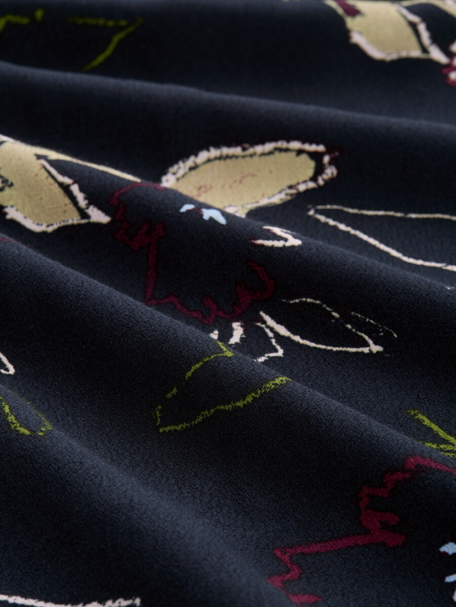 maxikleid mit blumenmuster