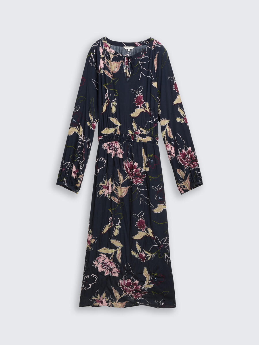 plus size - maxikleid mit blumenmuster
