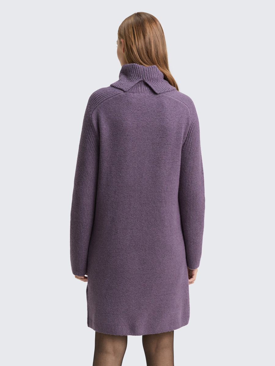 minikleid mit rollkragen