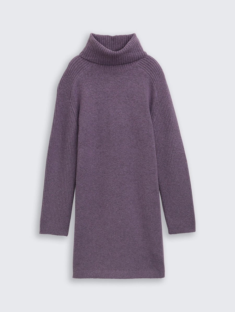 minikleid mit rollkragen