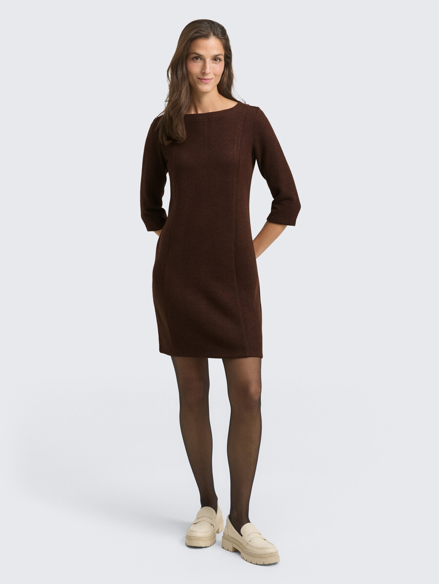 gemütliches kleid mit 34-Ärmeln