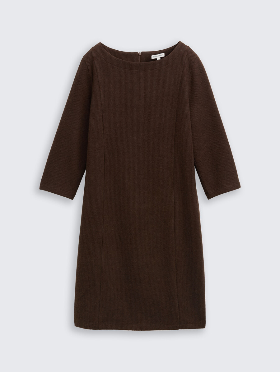 gemütliches kleid mit 34-Ärmeln