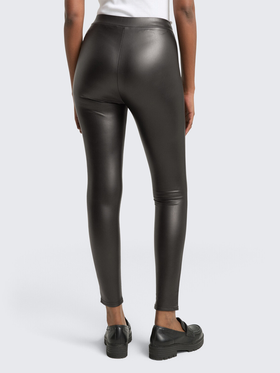 leggings in lederoptik