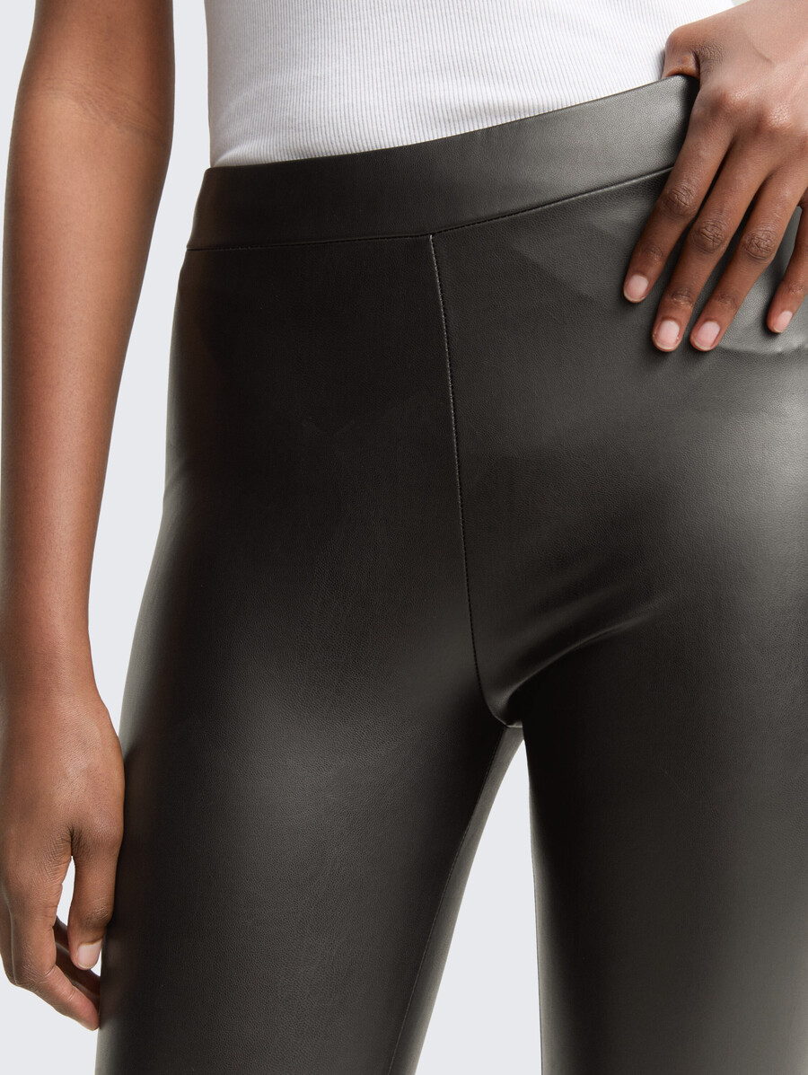 leggings in lederoptik