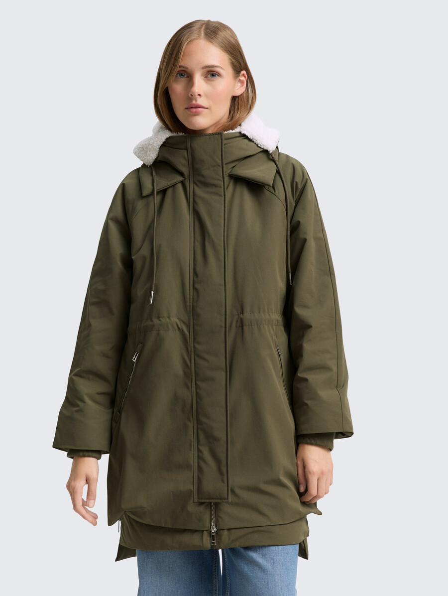 winterparka mit kapuze