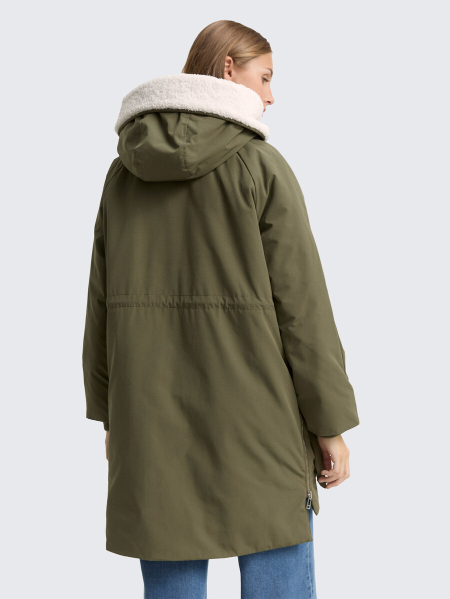 winterparka mit kapuze