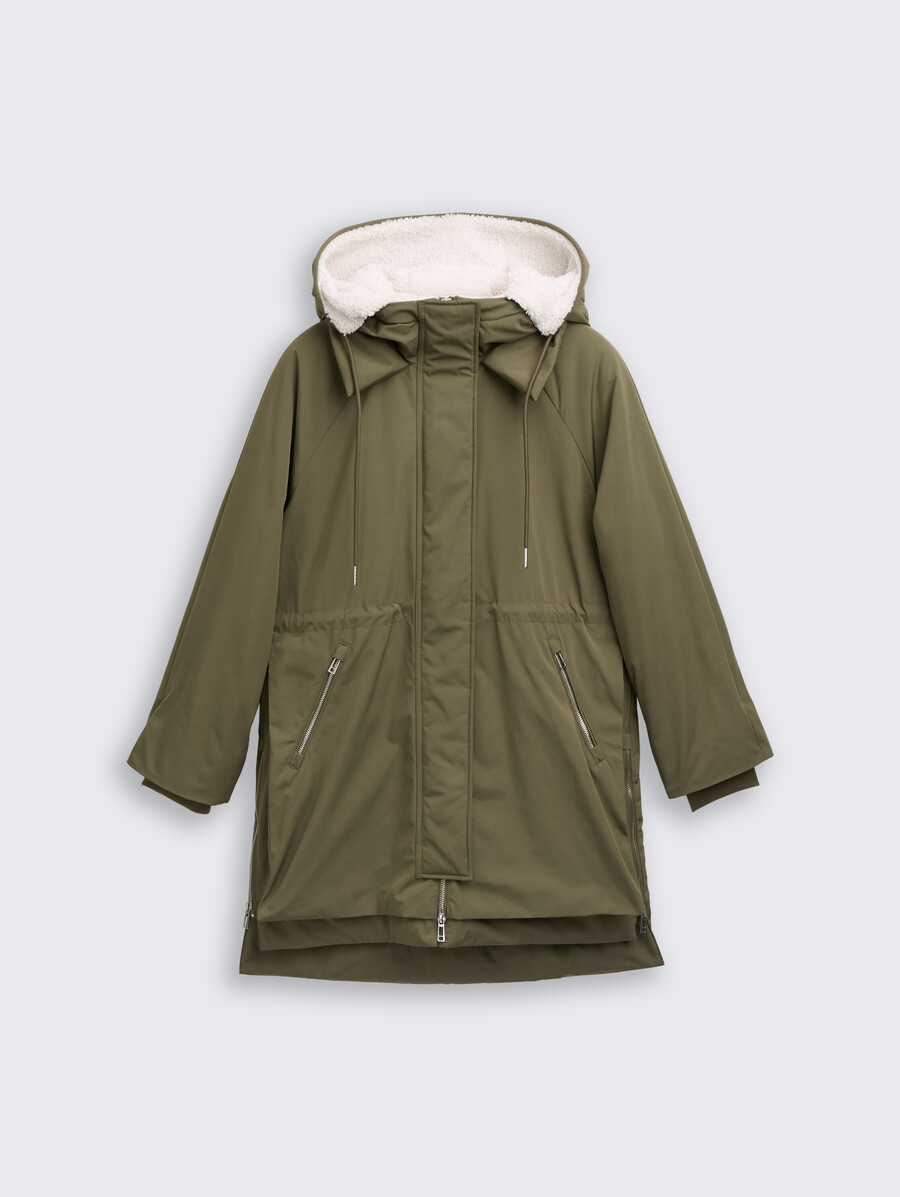 winterparka mit kapuze