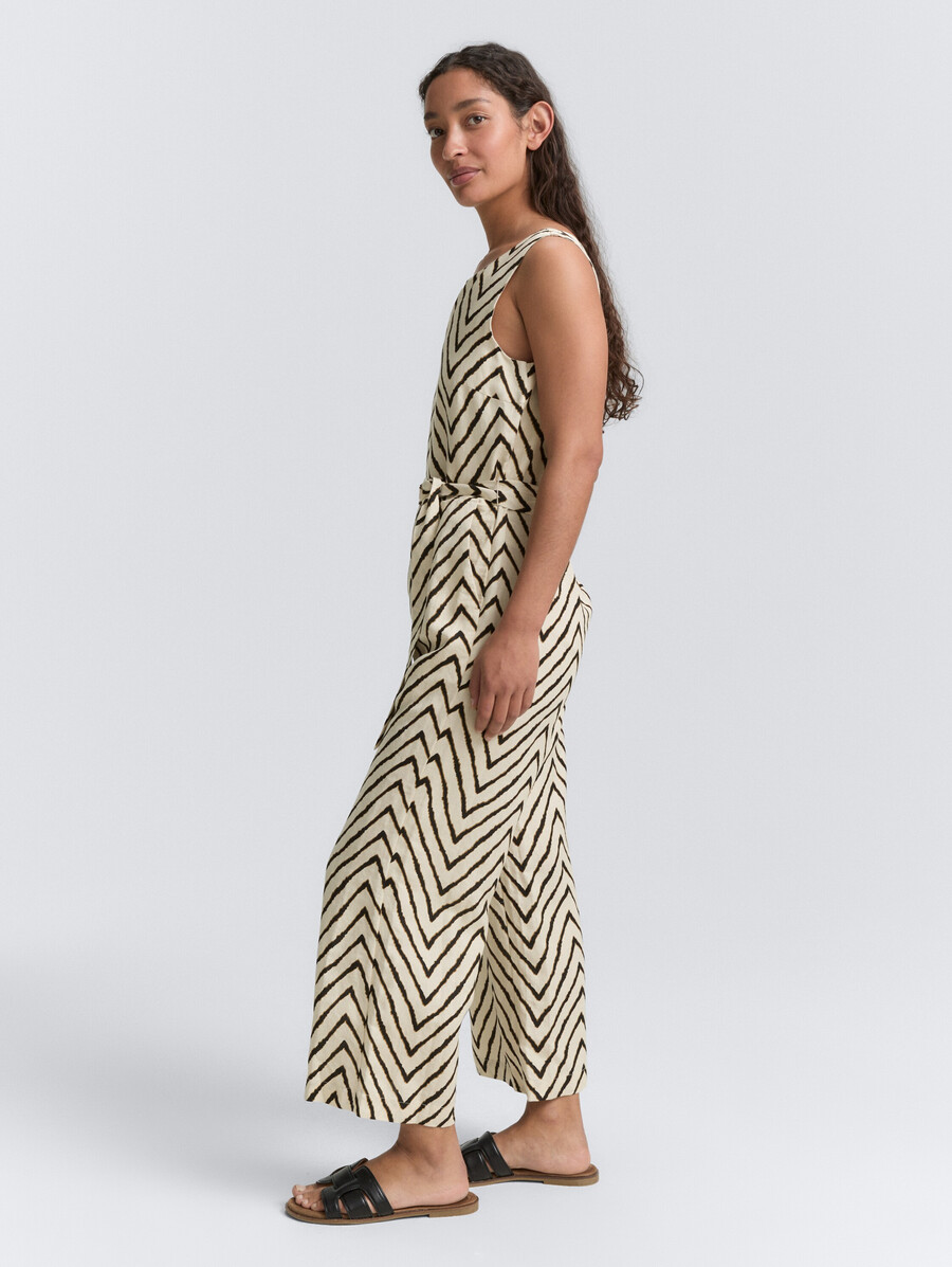 jumpsuit aus leinen