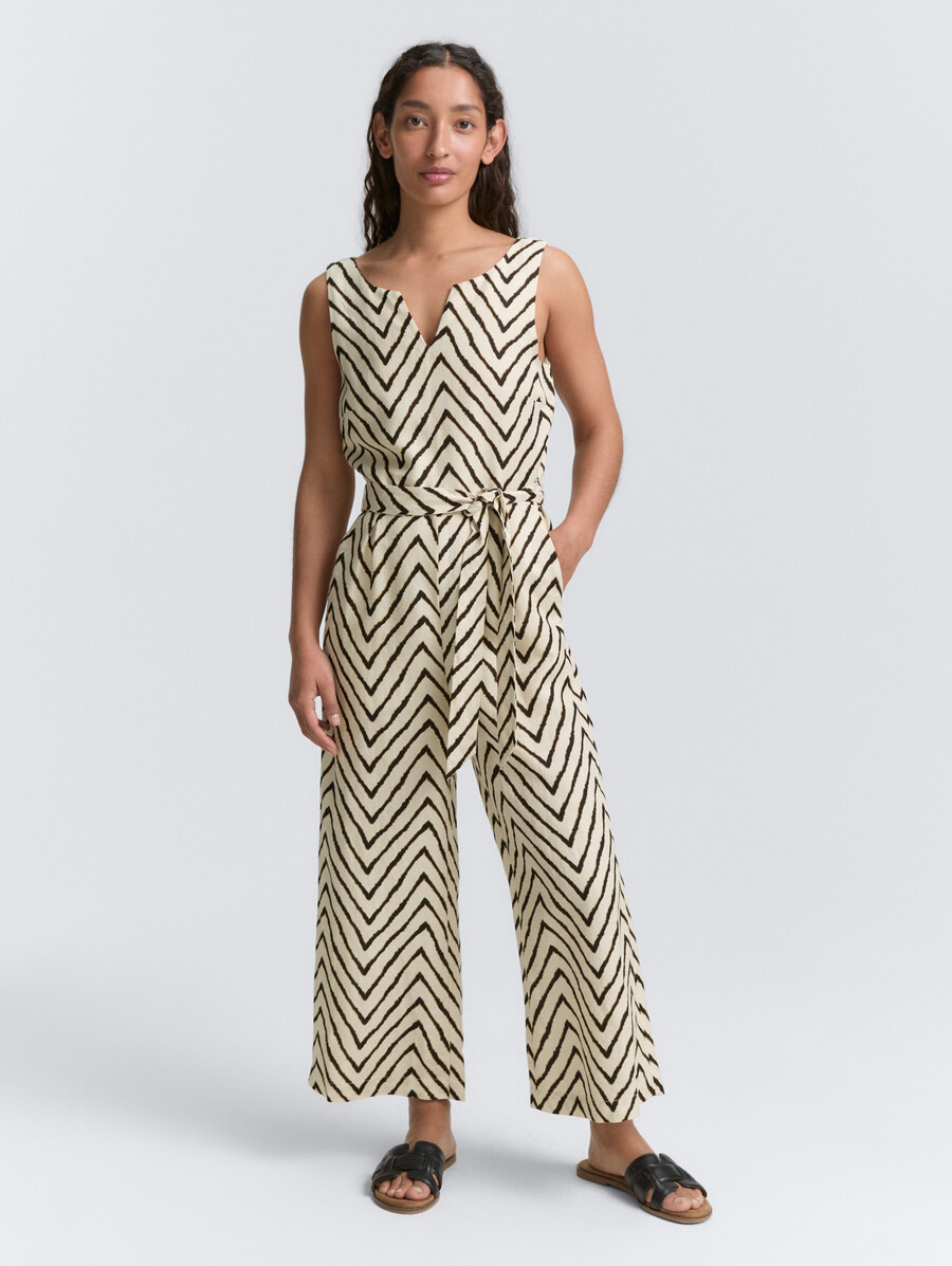 jumpsuit aus leinen