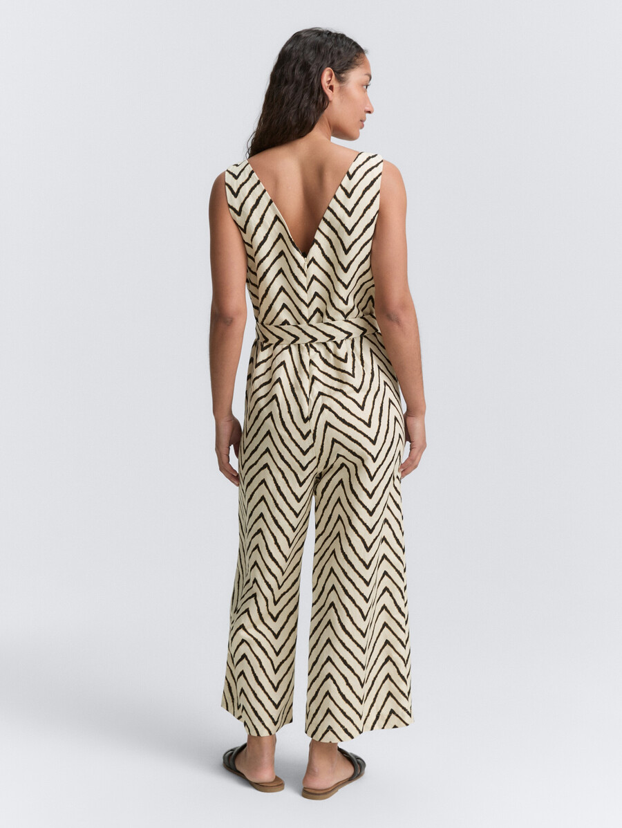 jumpsuit aus leinen