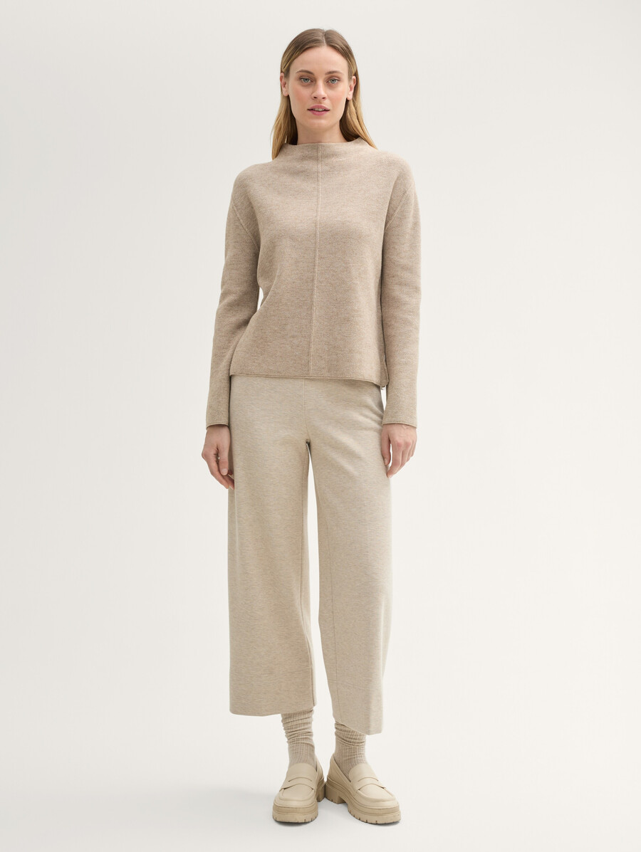strickpullover mit lenzing ecovero