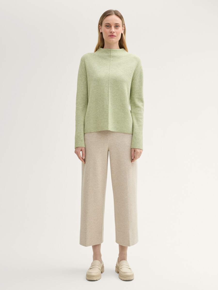 strickpullover mit lenzing ecovero
