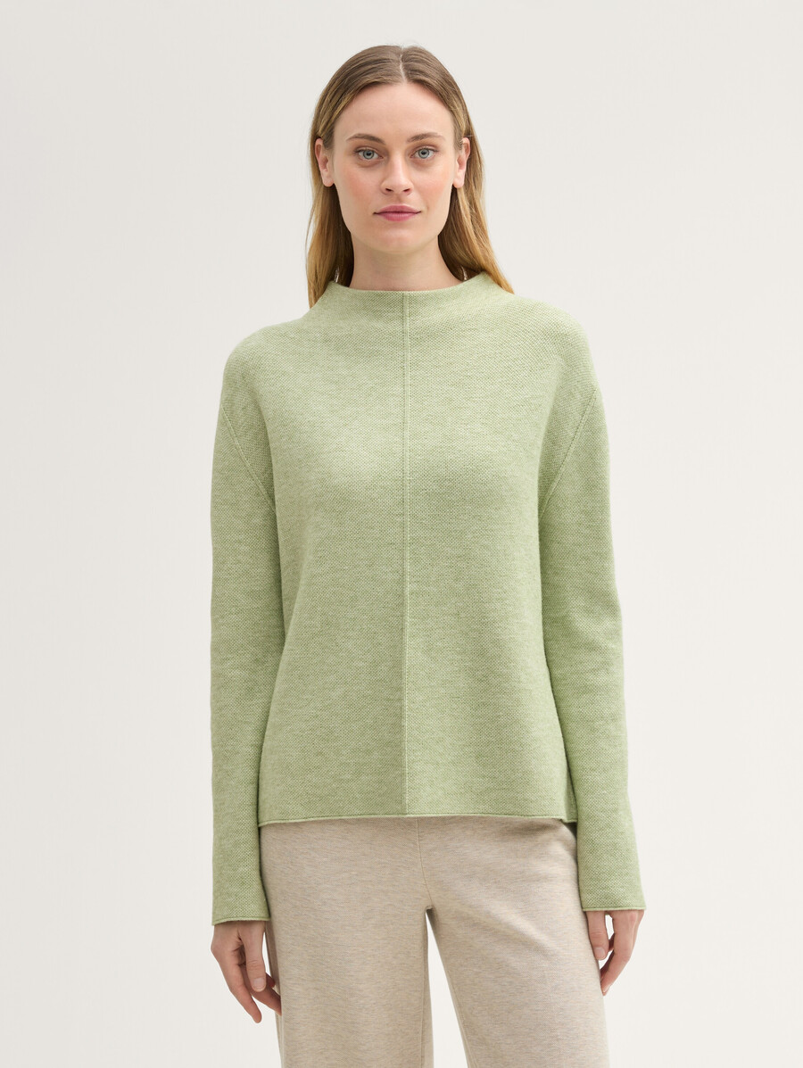 strickpullover mit lenzing ecovero