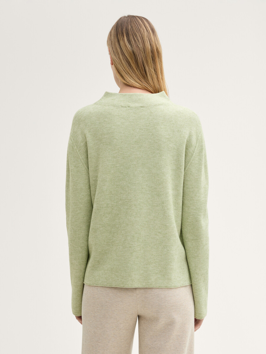 strickpullover mit lenzing ecovero