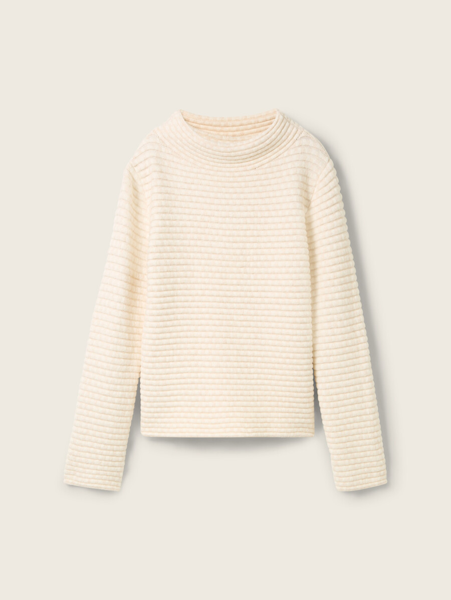 strickpullover mit stehkragen