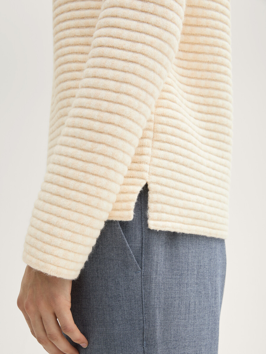 strickpullover mit stehkragen