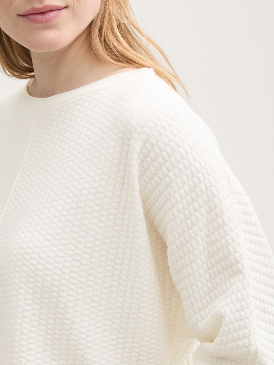 locker geschnittener strickpullover