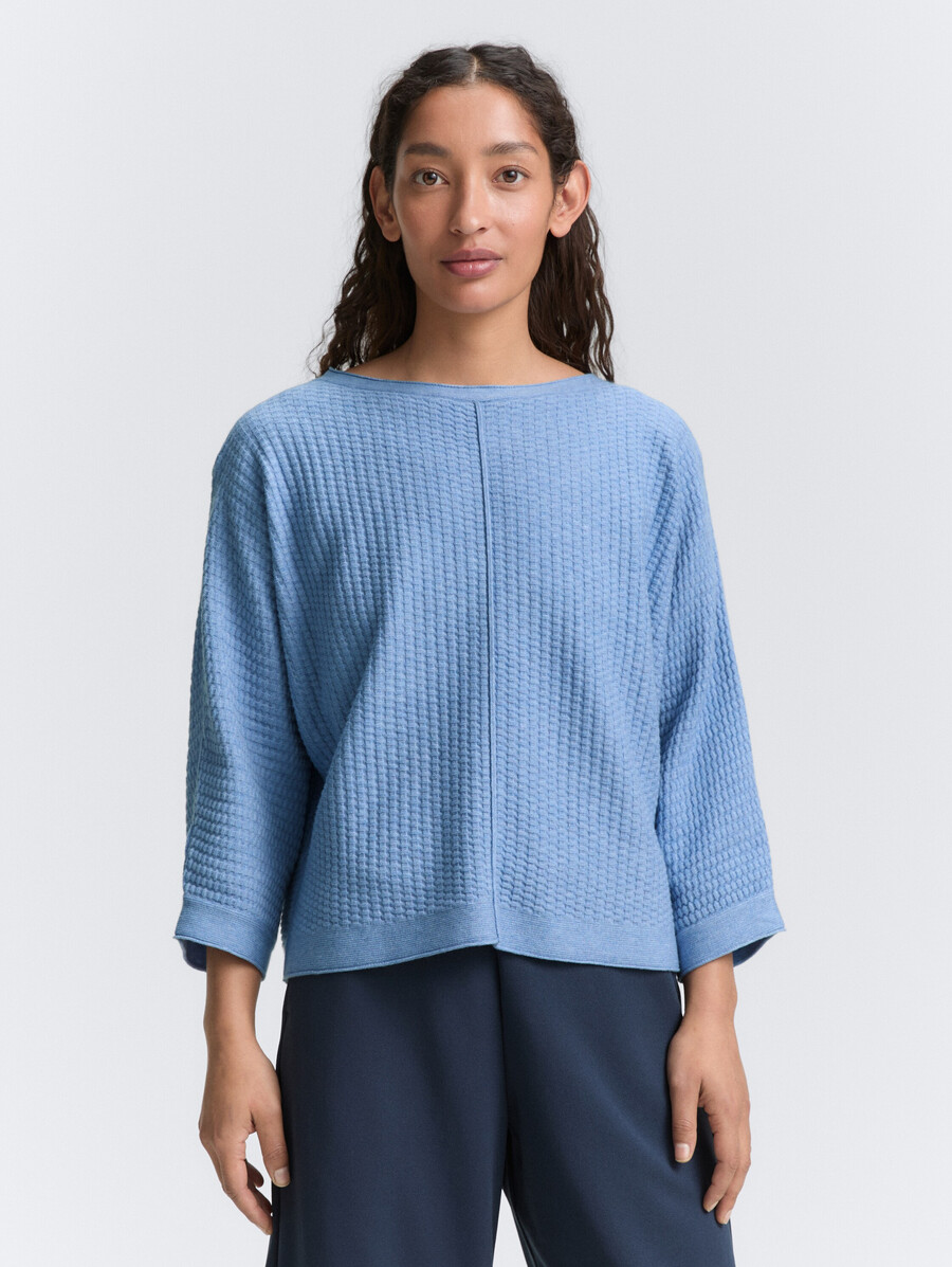 locker geschnittener strickpullover