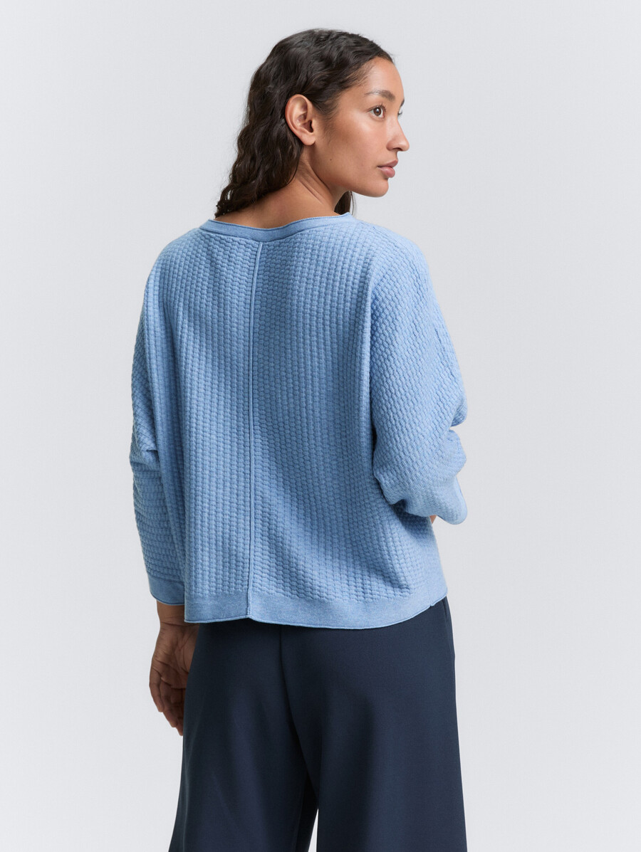 locker geschnittener strickpullover