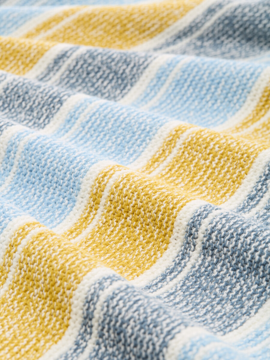 strickjacke in lockerer passform mit streifenmuster