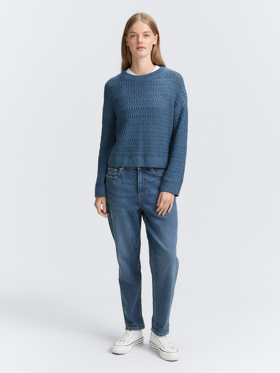 strickpullover in lockerer passform