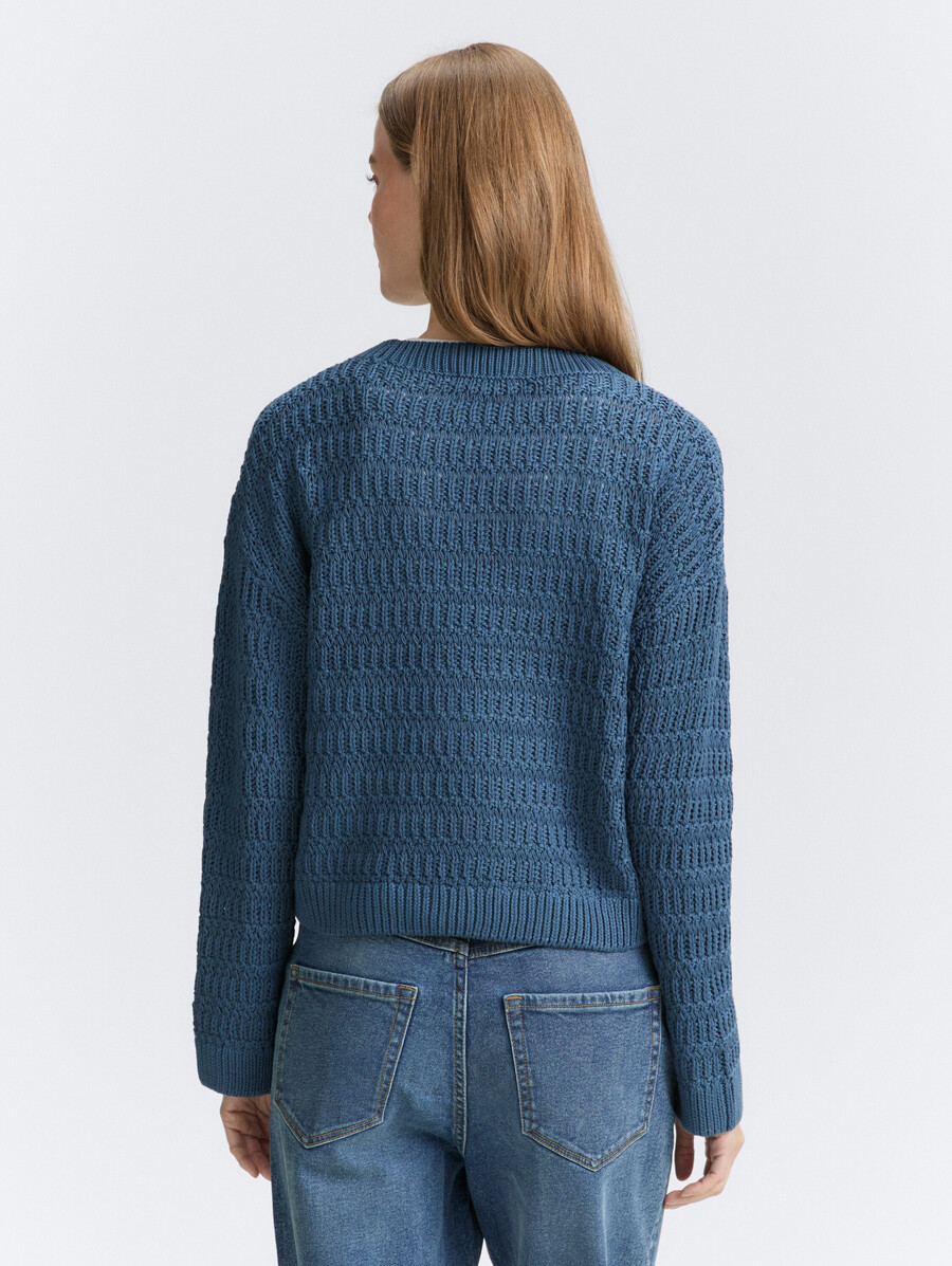 strickpullover in lockerer passform