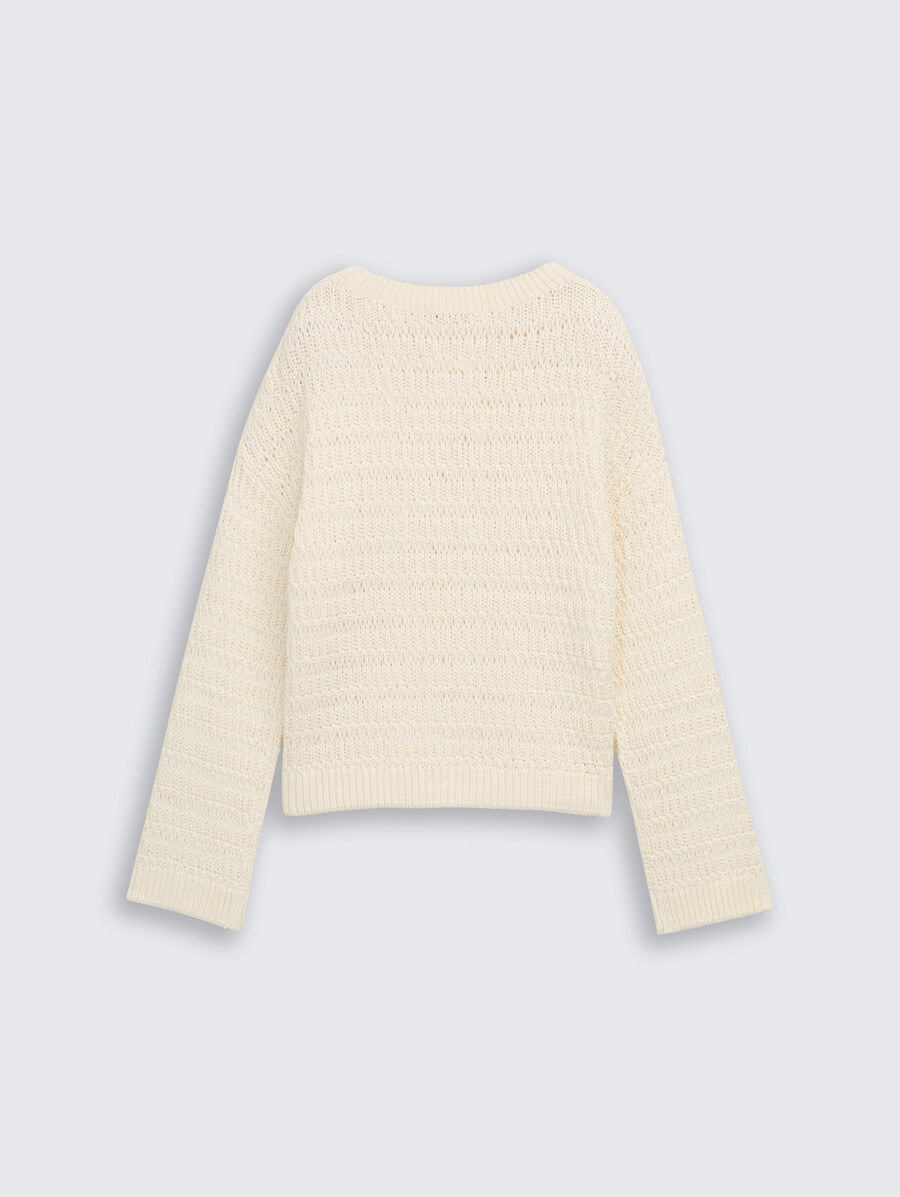 strickpullover in lockerer passform