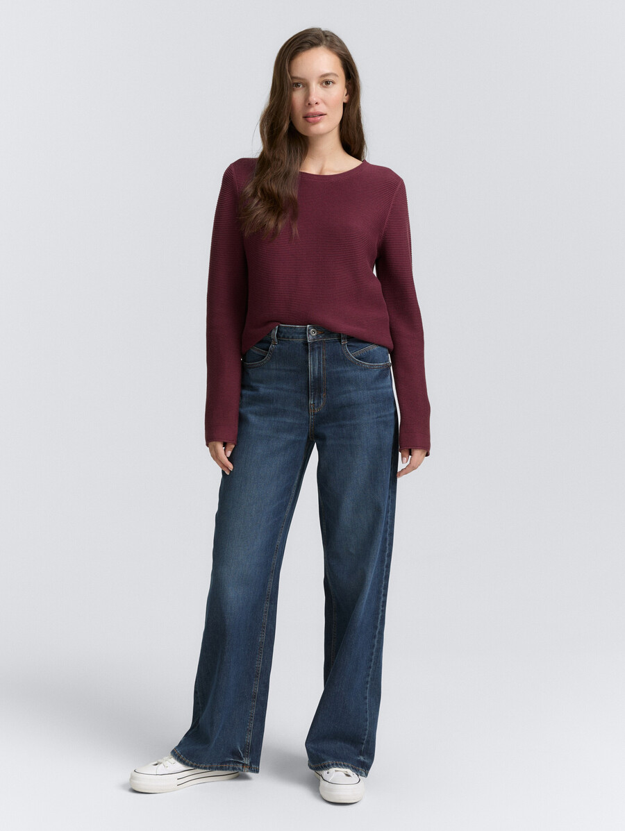 strickpullover aus baumwolle