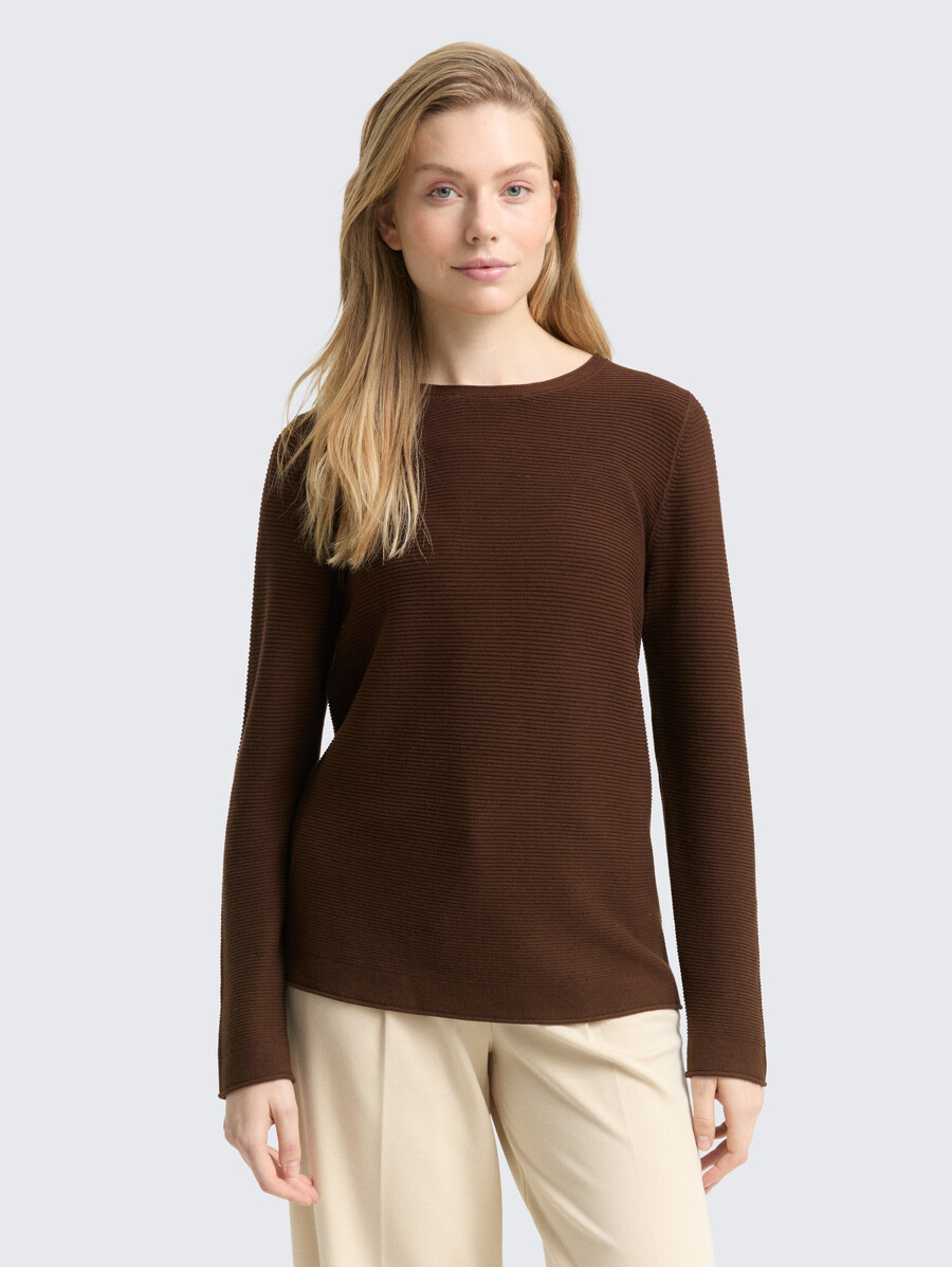 strickpullover aus baumwolle