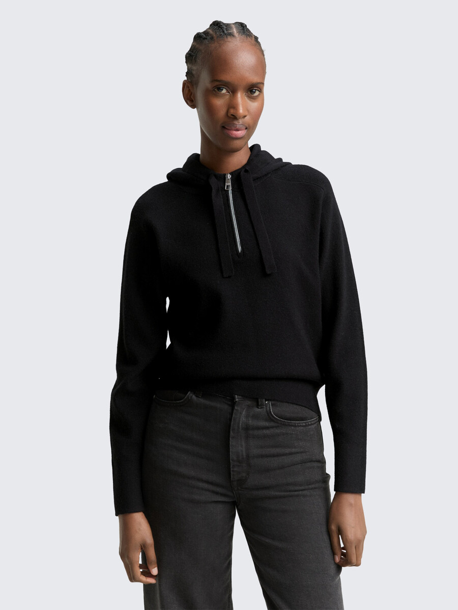 kapuzenpullover mit reißverschluss
