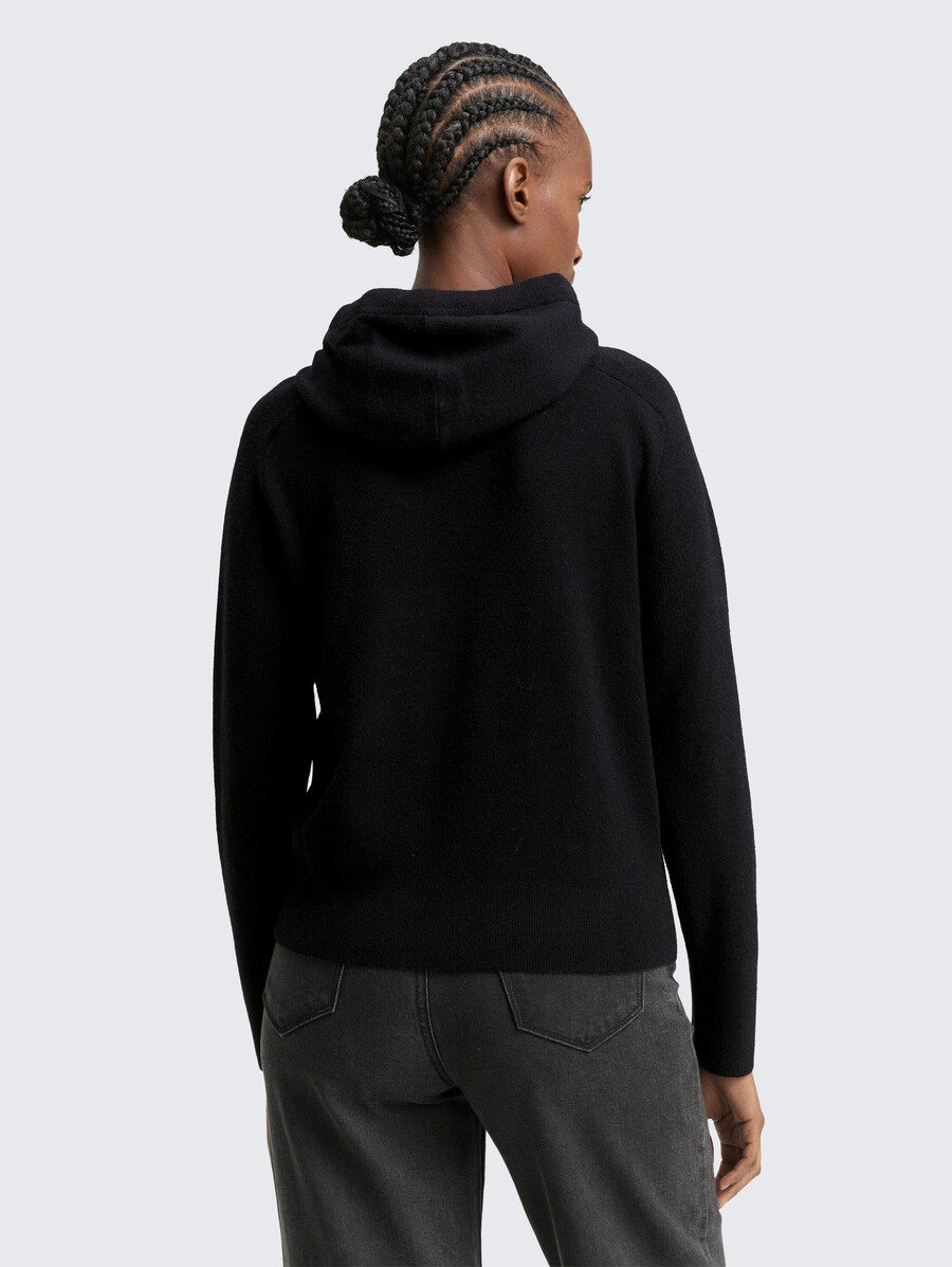 kapuzenpullover mit reißverschluss