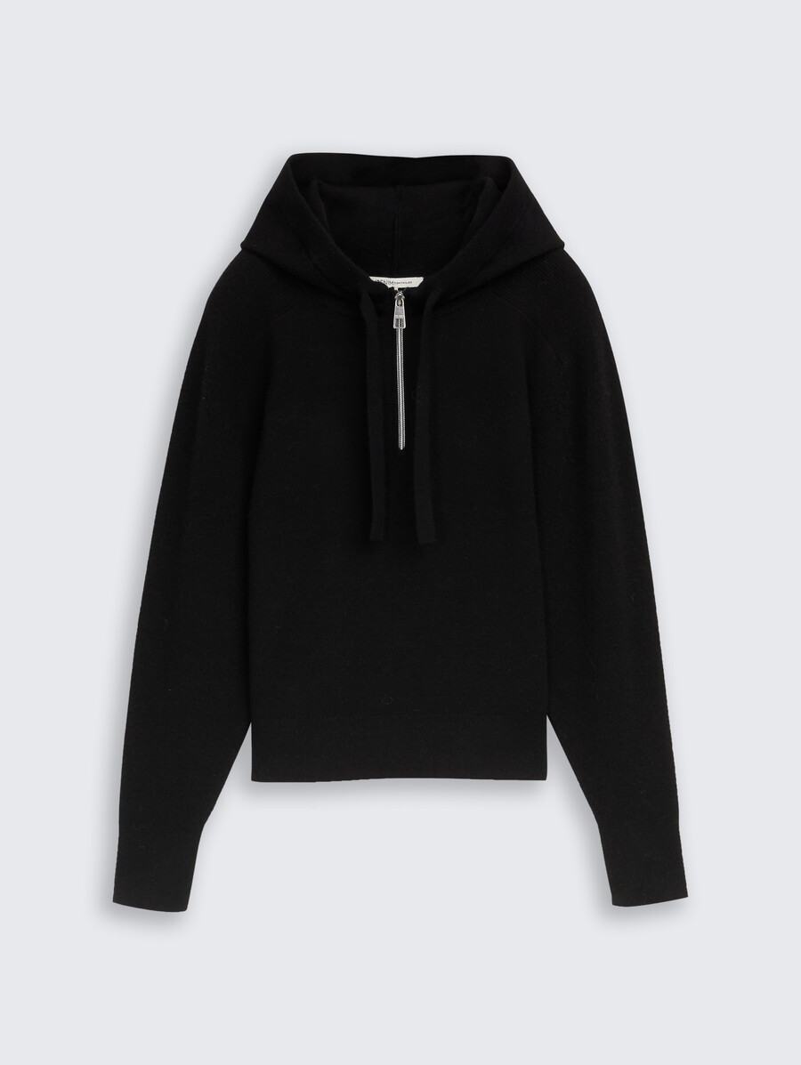kapuzenpullover mit reißverschluss