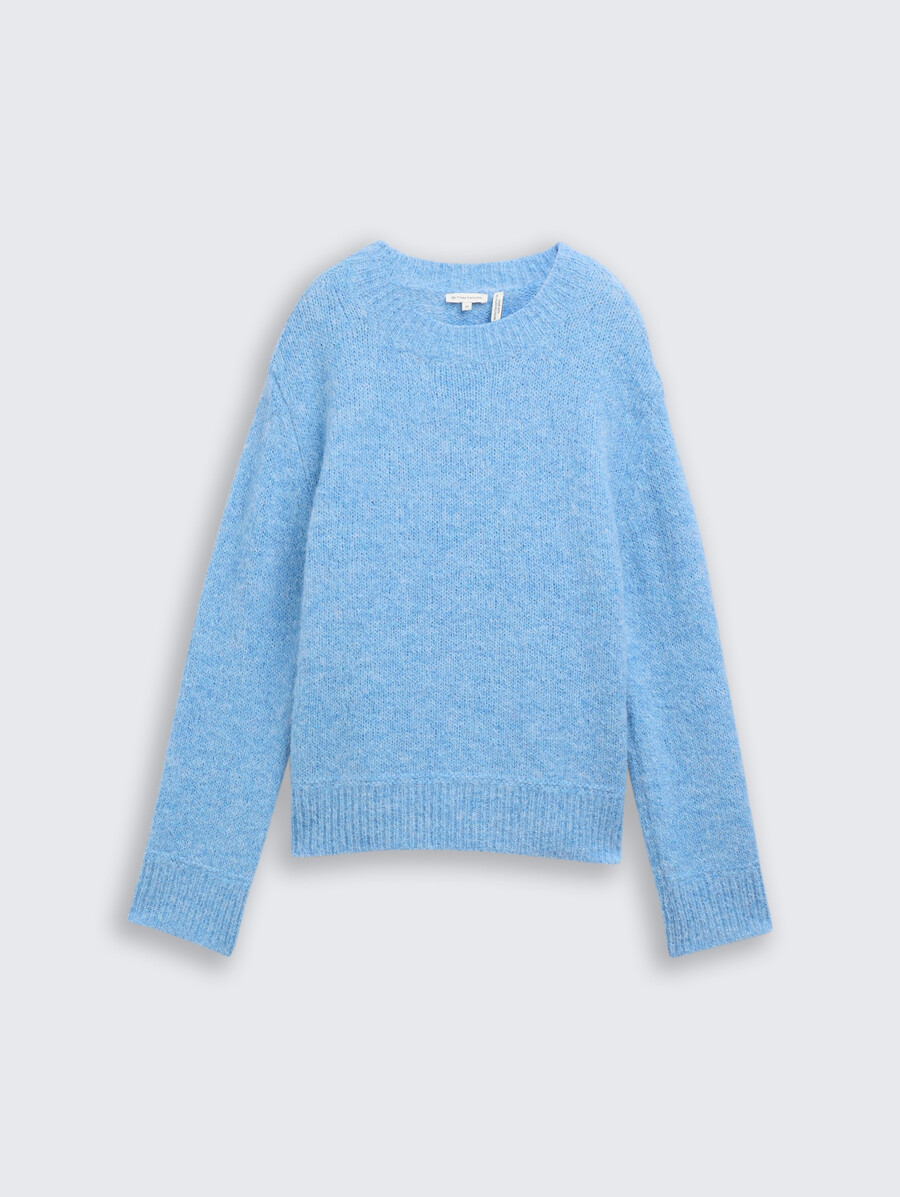 strickpullover mit wollanteil