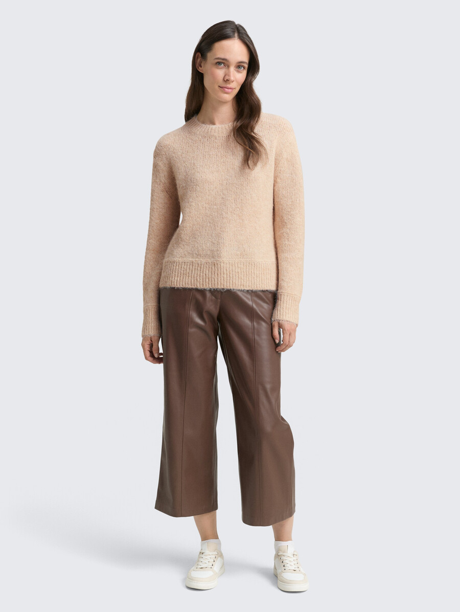 strickpullover mit wollanteil