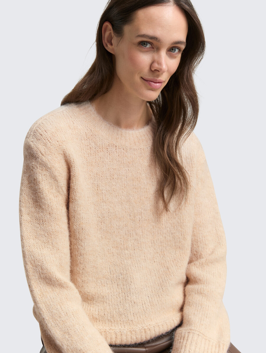 strickpullover mit wollanteil